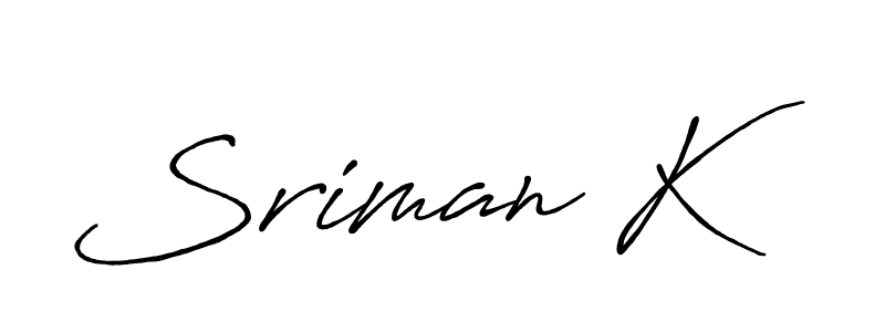 This is the best signature style for the Sriman K name. Also you like these signature font (Antro_Vectra_Bolder). Mix name signature. Sriman K signature style 7 images and pictures png