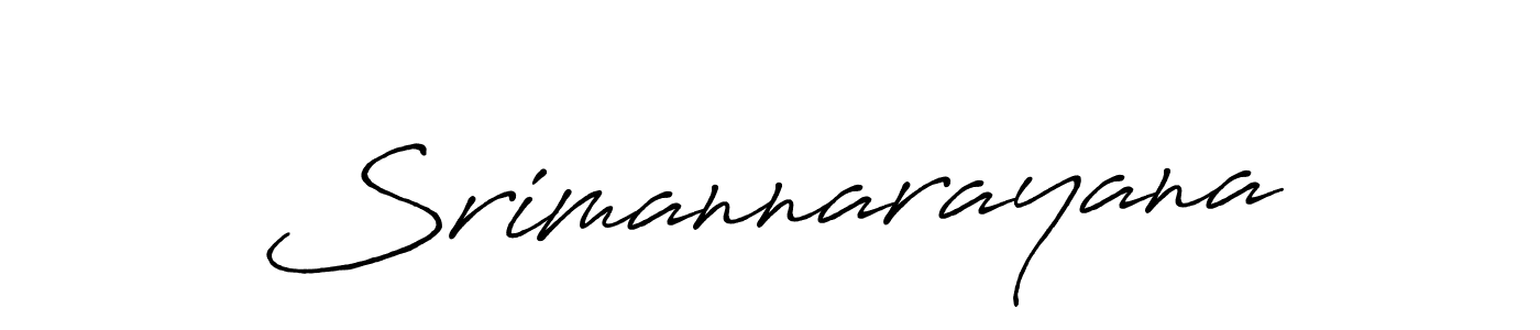 Once you've used our free online signature maker to create your best signature Antro_Vectra_Bolder style, it's time to enjoy all of the benefits that Srimannarayana name signing documents. Srimannarayana signature style 7 images and pictures png