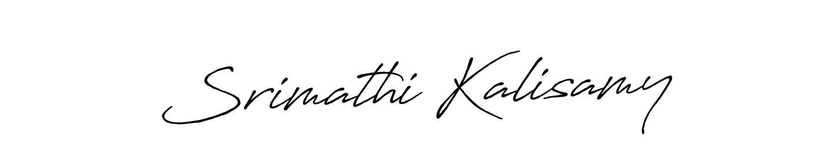 Srimathi Kalisamy stylish signature style. Best Handwritten Sign (Antro_Vectra_Bolder) for my name. Handwritten Signature Collection Ideas for my name Srimathi Kalisamy. Srimathi Kalisamy signature style 7 images and pictures png