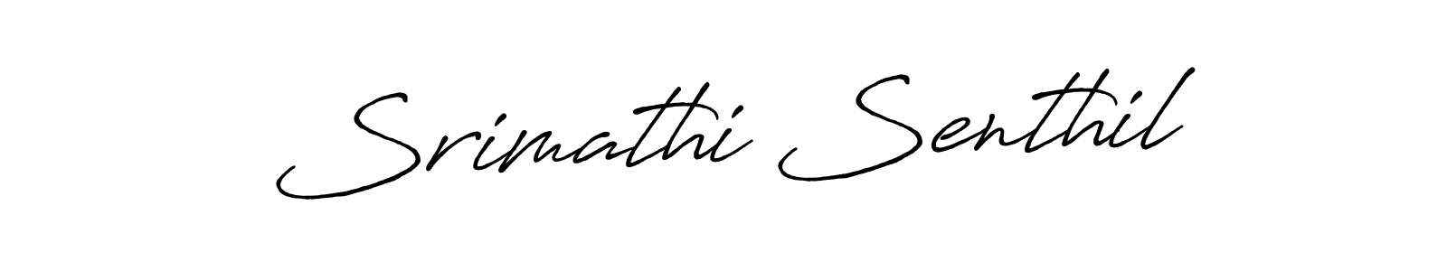 Srimathi Senthil stylish signature style. Best Handwritten Sign (Antro_Vectra_Bolder) for my name. Handwritten Signature Collection Ideas for my name Srimathi Senthil. Srimathi Senthil signature style 7 images and pictures png