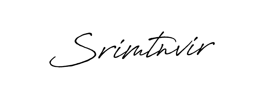 Make a short Srimtnvir signature style. Manage your documents anywhere anytime using Antro_Vectra_Bolder. Create and add eSignatures, submit forms, share and send files easily. Srimtnvir signature style 7 images and pictures png