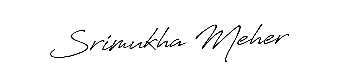 You can use this online signature creator to create a handwritten signature for the name Srimukha Meher. This is the best online autograph maker. Srimukha Meher signature style 7 images and pictures png