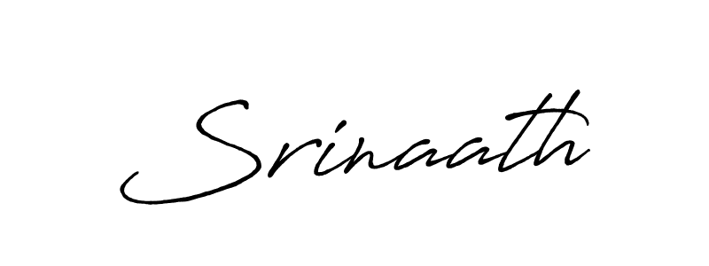 Design your own signature with our free online signature maker. With this signature software, you can create a handwritten (Antro_Vectra_Bolder) signature for name Srinaath. Srinaath signature style 7 images and pictures png