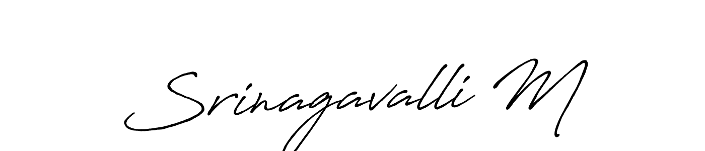 Here are the top 10 professional signature styles for the name Srinagavalli M. These are the best autograph styles you can use for your name. Srinagavalli M signature style 7 images and pictures png