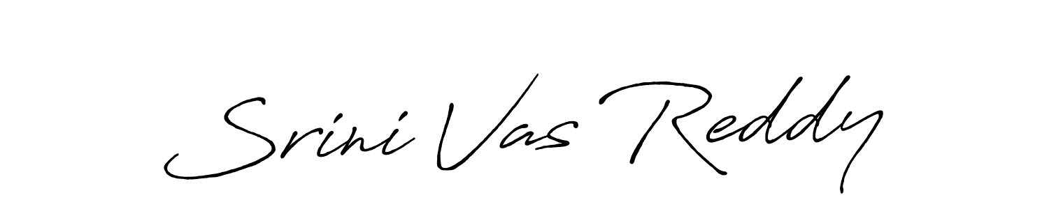 How to make Srini Vas Reddy signature? Antro_Vectra_Bolder is a professional autograph style. Create handwritten signature for Srini Vas Reddy name. Srini Vas Reddy signature style 7 images and pictures png