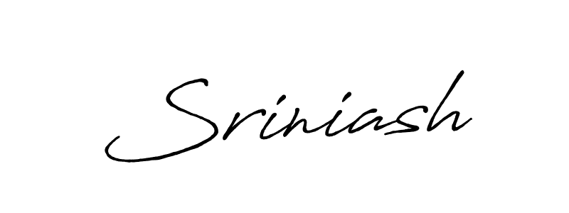 Antro_Vectra_Bolder is a professional signature style that is perfect for those who want to add a touch of class to their signature. It is also a great choice for those who want to make their signature more unique. Get Sriniash name to fancy signature for free. Sriniash signature style 7 images and pictures png