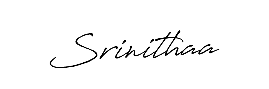 if you are searching for the best signature style for your name Srinithaa. so please give up your signature search. here we have designed multiple signature styles  using Antro_Vectra_Bolder. Srinithaa signature style 7 images and pictures png