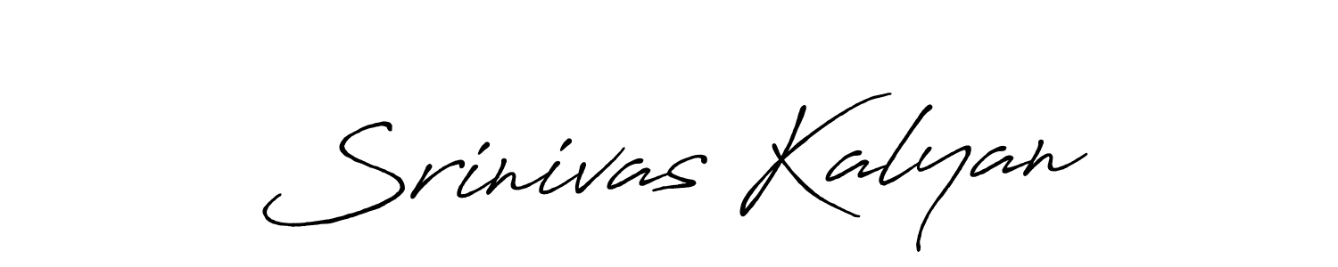 How to make Srinivas Kalyan signature? Antro_Vectra_Bolder is a professional autograph style. Create handwritten signature for Srinivas Kalyan name. Srinivas Kalyan signature style 7 images and pictures png