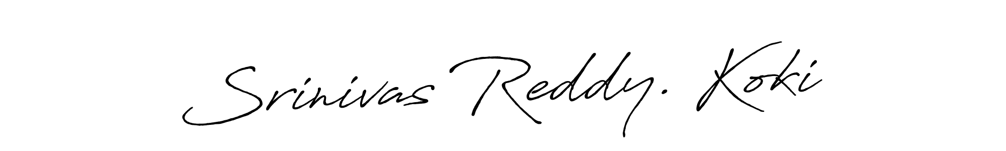 Similarly Antro_Vectra_Bolder is the best handwritten signature design. Signature creator online .You can use it as an online autograph creator for name Srinivas Reddy. Koki. Srinivas Reddy. Koki signature style 7 images and pictures png