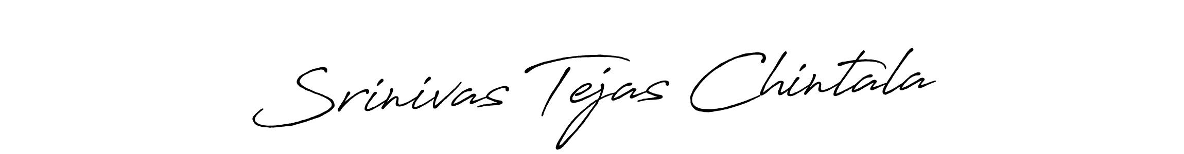 How to make Srinivas Tejas Chintala signature? Antro_Vectra_Bolder is a professional autograph style. Create handwritten signature for Srinivas Tejas Chintala name. Srinivas Tejas Chintala signature style 7 images and pictures png