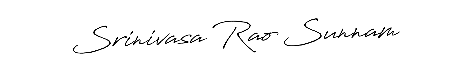 Make a beautiful signature design for name Srinivasa Rao Sunnam. Use this online signature maker to create a handwritten signature for free. Srinivasa Rao Sunnam signature style 7 images and pictures png