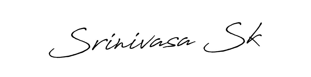 Use a signature maker to create a handwritten signature online. With this signature software, you can design (Antro_Vectra_Bolder) your own signature for name Srinivasa Sk. Srinivasa Sk signature style 7 images and pictures png