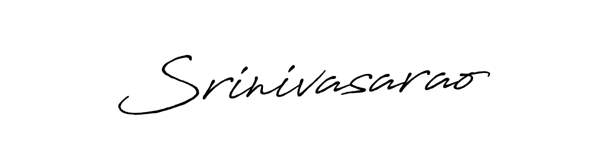 Design your own signature with our free online signature maker. With this signature software, you can create a handwritten (Antro_Vectra_Bolder) signature for name Srinivasarao. Srinivasarao signature style 7 images and pictures png