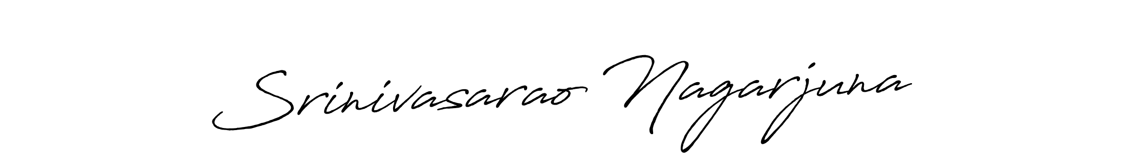 How to make Srinivasarao Nagarjuna signature? Antro_Vectra_Bolder is a professional autograph style. Create handwritten signature for Srinivasarao Nagarjuna name. Srinivasarao Nagarjuna signature style 7 images and pictures png