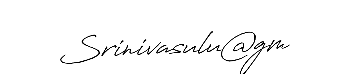 Here are the top 10 professional signature styles for the name Srinivasulu@gm. These are the best autograph styles you can use for your name. Srinivasulu@gm signature style 7 images and pictures png