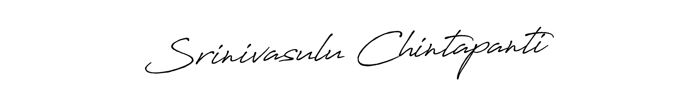 Design your own signature with our free online signature maker. With this signature software, you can create a handwritten (Antro_Vectra_Bolder) signature for name Srinivasulu Chintapanti. Srinivasulu Chintapanti signature style 7 images and pictures png