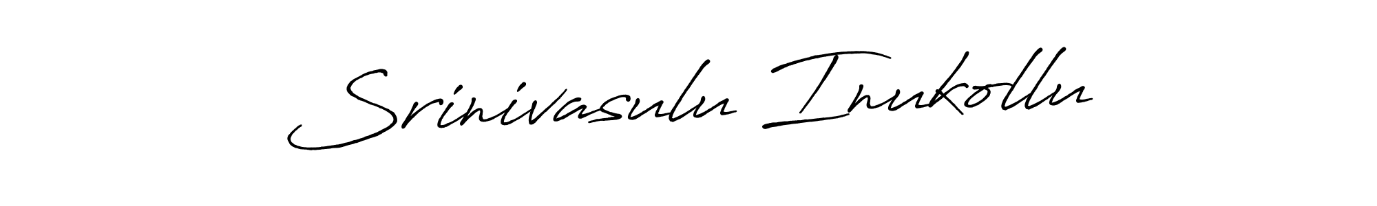 Also we have Srinivasulu Inukollu name is the best signature style. Create professional handwritten signature collection using Antro_Vectra_Bolder autograph style. Srinivasulu Inukollu signature style 7 images and pictures png