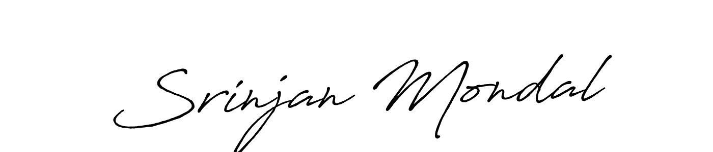 Once you've used our free online signature maker to create your best signature Antro_Vectra_Bolder style, it's time to enjoy all of the benefits that Srinjan Mondal name signing documents. Srinjan Mondal signature style 7 images and pictures png