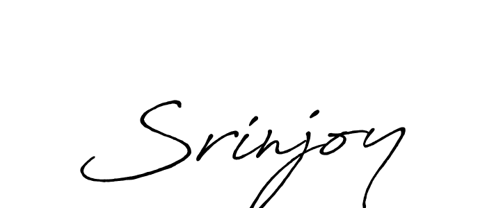 Also You can easily find your signature by using the search form. We will create Srinjoy name handwritten signature images for you free of cost using Antro_Vectra_Bolder sign style. Srinjoy signature style 7 images and pictures png