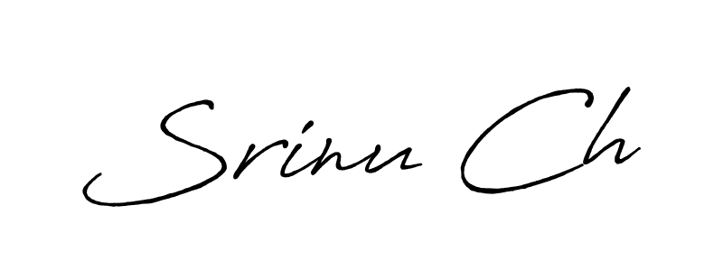 Also You can easily find your signature by using the search form. We will create Srinu Ch name handwritten signature images for you free of cost using Antro_Vectra_Bolder sign style. Srinu Ch signature style 7 images and pictures png