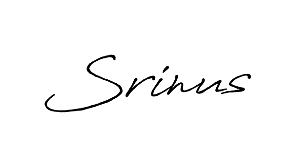 It looks lik you need a new signature style for name Srinus. Design unique handwritten (Antro_Vectra_Bolder) signature with our free signature maker in just a few clicks. Srinus signature style 7 images and pictures png