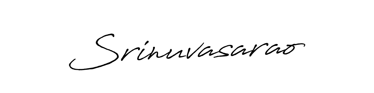 Create a beautiful signature design for name Srinuvasarao. With this signature (Antro_Vectra_Bolder) fonts, you can make a handwritten signature for free. Srinuvasarao signature style 7 images and pictures png