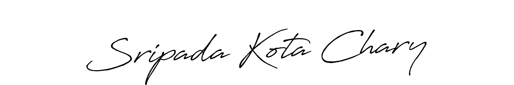 Create a beautiful signature design for name Sripada Kota Chary. With this signature (Antro_Vectra_Bolder) fonts, you can make a handwritten signature for free. Sripada Kota Chary signature style 7 images and pictures png