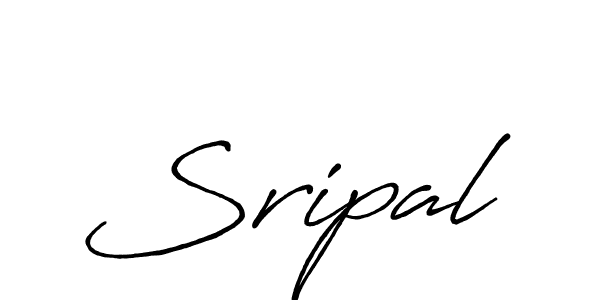 Sripal stylish signature style. Best Handwritten Sign (Antro_Vectra_Bolder) for my name. Handwritten Signature Collection Ideas for my name Sripal. Sripal signature style 7 images and pictures png