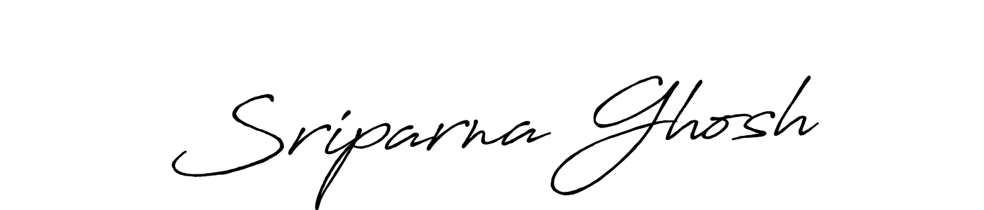 How to make Sriparna Ghosh signature? Antro_Vectra_Bolder is a professional autograph style. Create handwritten signature for Sriparna Ghosh name. Sriparna Ghosh signature style 7 images and pictures png
