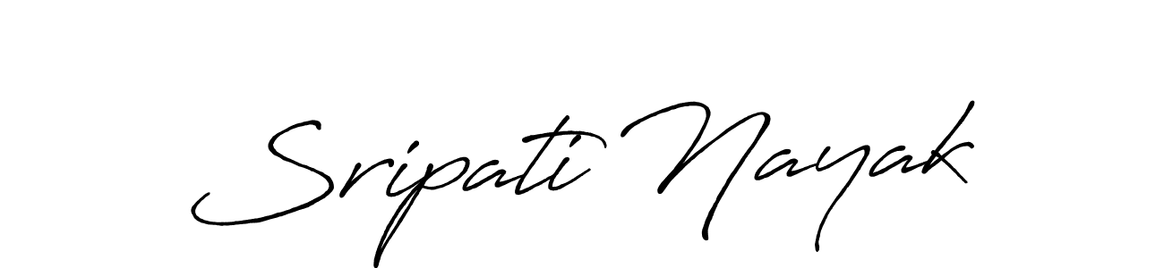 Use a signature maker to create a handwritten signature online. With this signature software, you can design (Antro_Vectra_Bolder) your own signature for name Sripati Nayak. Sripati Nayak signature style 7 images and pictures png