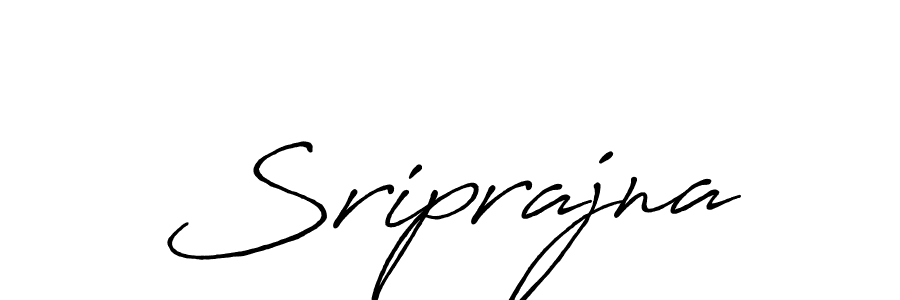 Create a beautiful signature design for name Sriprajna. With this signature (Antro_Vectra_Bolder) fonts, you can make a handwritten signature for free. Sriprajna signature style 7 images and pictures png