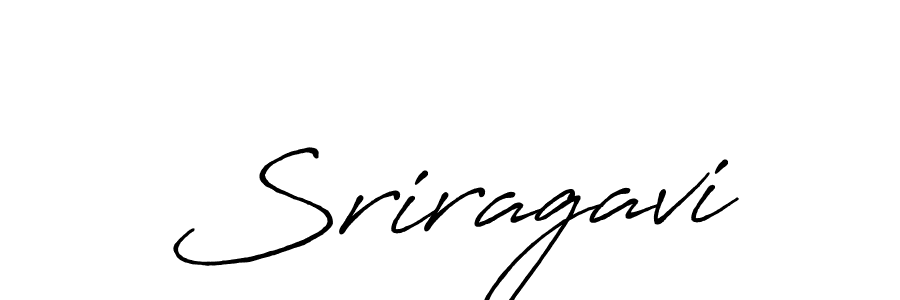 Use a signature maker to create a handwritten signature online. With this signature software, you can design (Antro_Vectra_Bolder) your own signature for name Sriragavi. Sriragavi signature style 7 images and pictures png