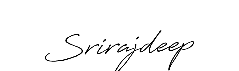 How to make Srirajdeep signature? Antro_Vectra_Bolder is a professional autograph style. Create handwritten signature for Srirajdeep name. Srirajdeep signature style 7 images and pictures png