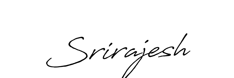 Also You can easily find your signature by using the search form. We will create Srirajesh name handwritten signature images for you free of cost using Antro_Vectra_Bolder sign style. Srirajesh signature style 7 images and pictures png