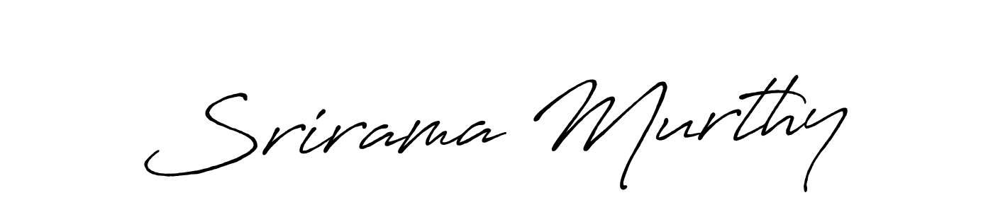 How to make Srirama Murthy signature? Antro_Vectra_Bolder is a professional autograph style. Create handwritten signature for Srirama Murthy name. Srirama Murthy signature style 7 images and pictures png