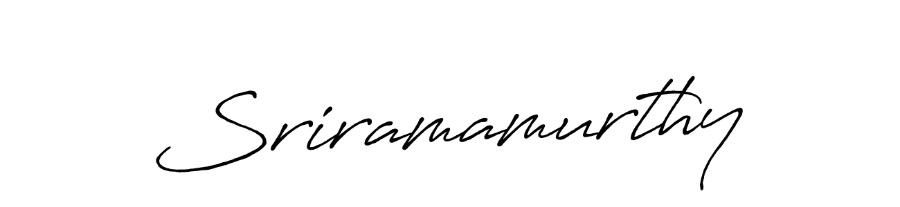 Also we have Sriramamurthy name is the best signature style. Create professional handwritten signature collection using Antro_Vectra_Bolder autograph style. Sriramamurthy signature style 7 images and pictures png