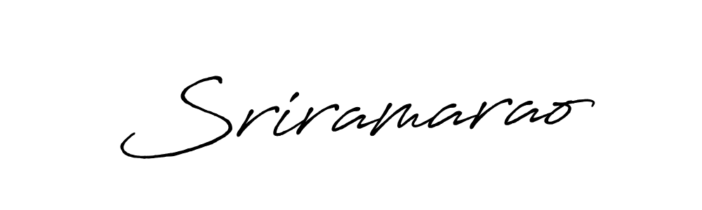 Design your own signature with our free online signature maker. With this signature software, you can create a handwritten (Antro_Vectra_Bolder) signature for name Sriramarao. Sriramarao signature style 7 images and pictures png