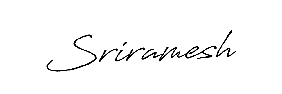 Make a beautiful signature design for name Sriramesh. With this signature (Antro_Vectra_Bolder) style, you can create a handwritten signature for free. Sriramesh signature style 7 images and pictures png