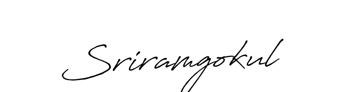 The best way (Antro_Vectra_Bolder) to make a short signature is to pick only two or three words in your name. The name Sriramgokul include a total of six letters. For converting this name. Sriramgokul signature style 7 images and pictures png
