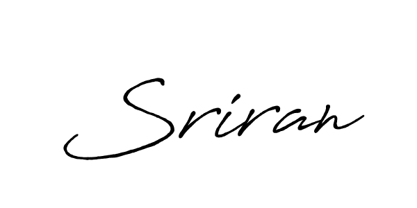 The best way (Antro_Vectra_Bolder) to make a short signature is to pick only two or three words in your name. The name Sriran include a total of six letters. For converting this name. Sriran signature style 7 images and pictures png