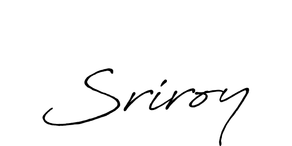 The best way (Antro_Vectra_Bolder) to make a short signature is to pick only two or three words in your name. The name Sriroy include a total of six letters. For converting this name. Sriroy signature style 7 images and pictures png