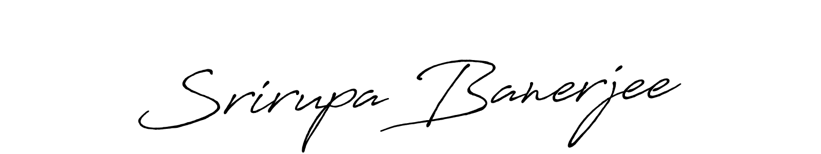 Make a beautiful signature design for name Srirupa Banerjee. Use this online signature maker to create a handwritten signature for free. Srirupa Banerjee signature style 7 images and pictures png