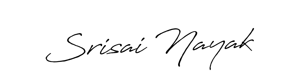 Srisai Nayak stylish signature style. Best Handwritten Sign (Antro_Vectra_Bolder) for my name. Handwritten Signature Collection Ideas for my name Srisai Nayak. Srisai Nayak signature style 7 images and pictures png