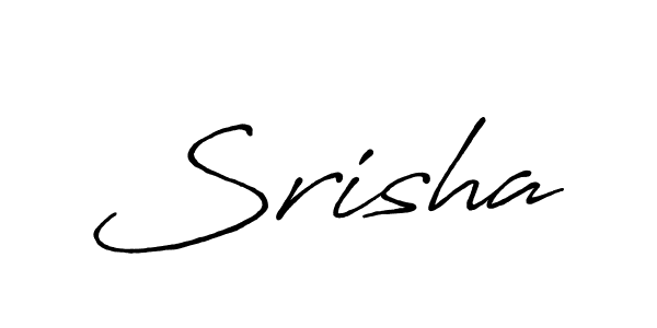 Srisha stylish signature style. Best Handwritten Sign (Antro_Vectra_Bolder) for my name. Handwritten Signature Collection Ideas for my name Srisha. Srisha signature style 7 images and pictures png