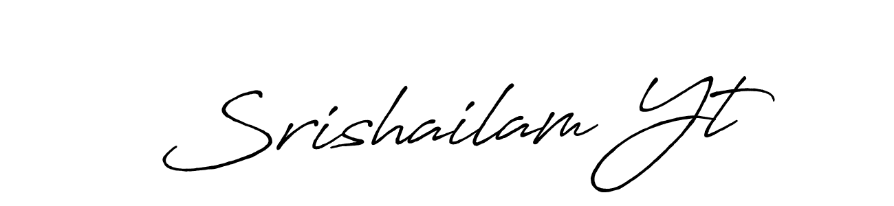 Make a beautiful signature design for name Srishailam Yt. Use this online signature maker to create a handwritten signature for free. Srishailam Yt signature style 7 images and pictures png