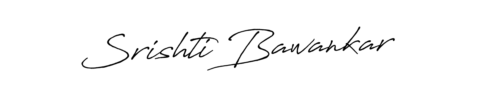 Make a beautiful signature design for name Srishti Bawankar. Use this online signature maker to create a handwritten signature for free. Srishti Bawankar signature style 7 images and pictures png