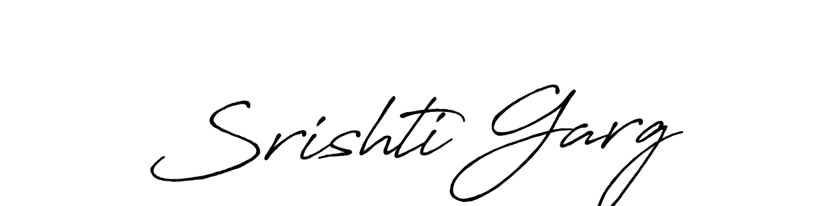 Make a beautiful signature design for name Srishti Garg. Use this online signature maker to create a handwritten signature for free. Srishti Garg signature style 7 images and pictures png