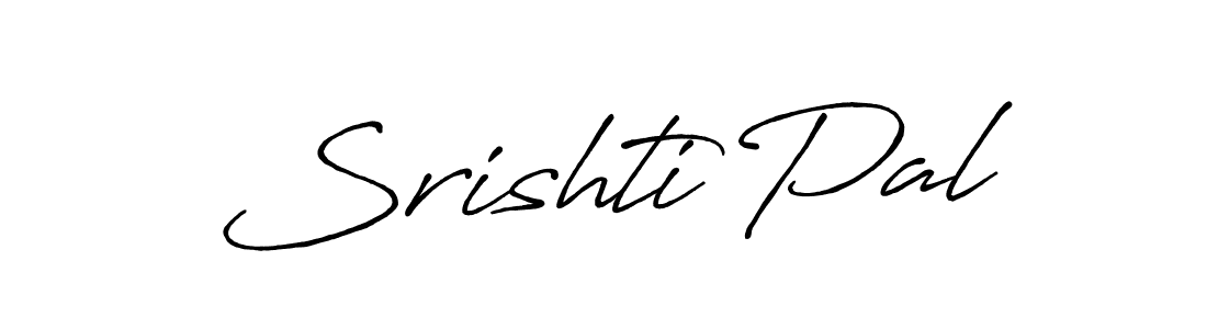 The best way (Antro_Vectra_Bolder) to make a short signature is to pick only two or three words in your name. The name Srishti Pal include a total of six letters. For converting this name. Srishti Pal signature style 7 images and pictures png