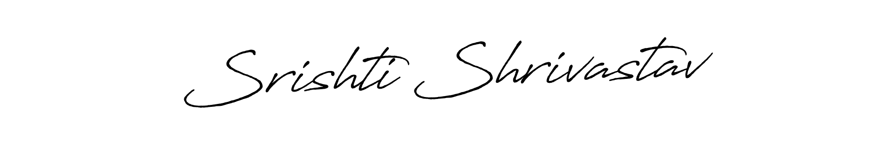 Use a signature maker to create a handwritten signature online. With this signature software, you can design (Antro_Vectra_Bolder) your own signature for name Srishti Shrivastav. Srishti Shrivastav signature style 7 images and pictures png