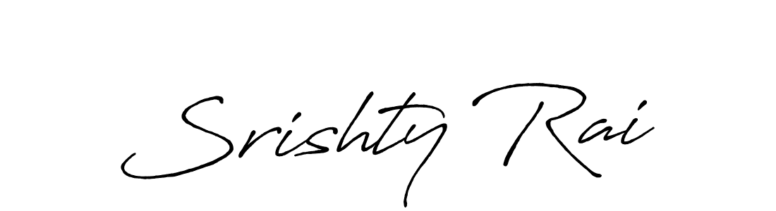 Make a beautiful signature design for name Srishty Rai. Use this online signature maker to create a handwritten signature for free. Srishty Rai signature style 7 images and pictures png